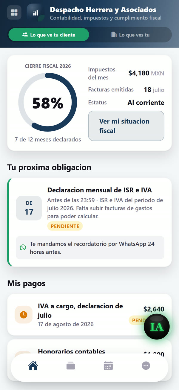 App a la medida para Despachos y servicios profesionales